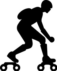 Poster - Rollerskating Icon