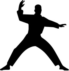 Wall Mural - Martial Arts Icon