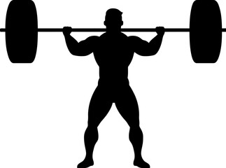 Canvas Print - Weightlifting Icon