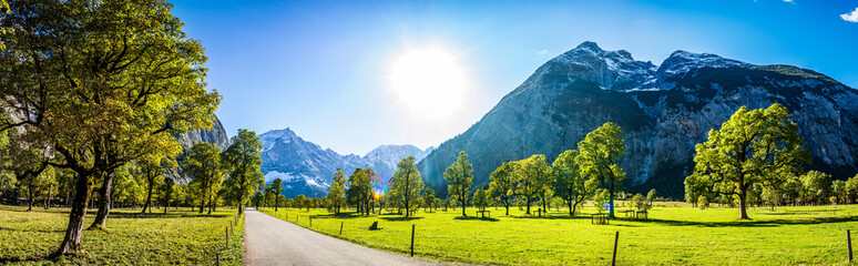 Wall Mural - famous hinterriss valley in austria