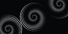Spiral Sound Wave Rhythm Line Dynamic Abstract Vector Background. Vector Illustration