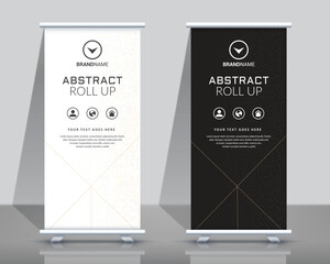 Wall Mural - business roll up banner template. standee design. banner template. also suitable for standee or x-ba