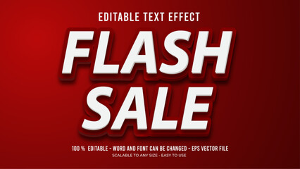 Sticker - flash sale editable text effect