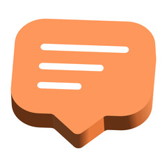 3d message chat icon speech bubble symbol comment icon - talk message Bubble chat icon with dots three points. online communication, Conversation, chatting icons