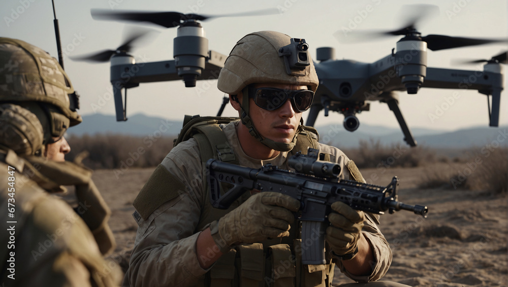 Military drones have become an integral part of modern warfare ...