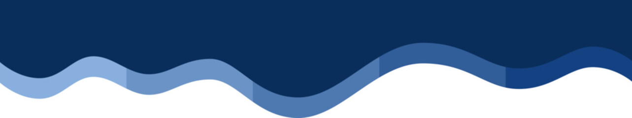 Wall Mural - divider header for app, banners or posters. set of template dividers shapes for website. curve lines
