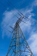 Electric pole seen from below