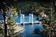 Shae Lift Bridge connecting the town of Placentia to the mainland photo taken from Castle Hill National Historic Site Newfoundland.