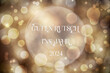 Text Guten Rutsch 2024, Means Happy 2024, Golden Christmas Background