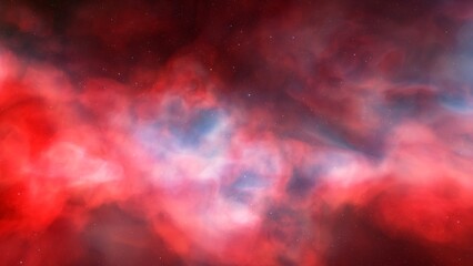 nebula gas cloud in deep outer space