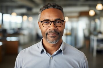 Wall Mural - Male doctor or physician. Portrait with selective focus and copy space