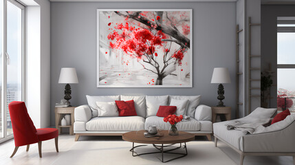 Wall Mural - Valentine’s Day design and decor