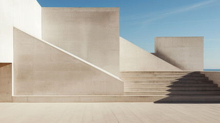 abstract of modern architecture background, concrete wall textured background