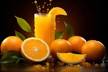 Fresh orange juice