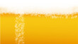 Beer background. Craft lager splash. Oktoberfest foam.