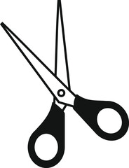 Poster - Scissors tailor icon simple vector. Work tailor equipment. Sew style