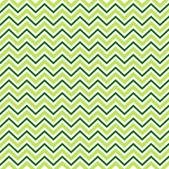 Wall Mural - green seamless zigzag chevron pattern textured geometric background