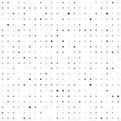 Wall Mural - dot seamless pattern. subtle dots pattern. halftone grid. small point texture. digital black points 