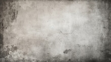 Old Grungy Concrete Wall As Background Or Texture, Old Brown Gray Rusty Vintage 