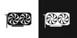 © ti555design - Computer video card vector icon. Graphics card, VGA card