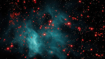 Wall Mural - stars background, universe wallpaper, cosmos, beautiful space, Milky Way Galaxy blue green	
