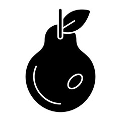 Wall Mural - Pear Icon