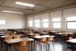 © Jaturapat - Blur of empty classroom as background.
