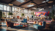 © Milan - Modern co working space in a start up