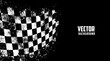 Formula 1 flag grunge background monochrome