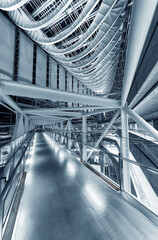 Poster - Modern interior. Building abstract background