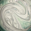 A background Swirl of Shades of Sage Green House Paint being Mixed Together