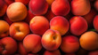 A group of peaches - fruit background wallpaper