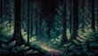 Ciemny mroczny las