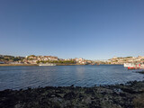 Fototapeta Tęcza - panorama Porto widziana z drugiego brzegu rzeki