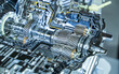 car automotive transmission gearbox background