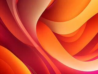 Wall Mural - abstract background wave shape. generative ai illustration