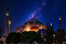 Hagia Sophia At Night