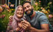 © Bartek - Pakistani Grandson and Grandmother Create Memories with Garden Selfie