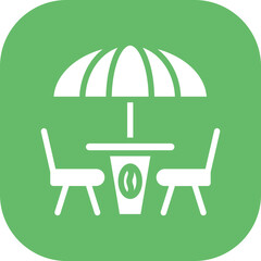 Sticker - Coffee Terrace Icon