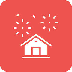 Poster - Home Fireworks Icon