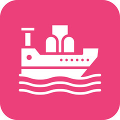 Sticker - Oil Ship Icon