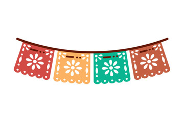 Canvas Print - hispanic heritage garland design