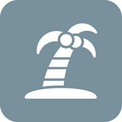 Sticker - Coconut Tree Icon