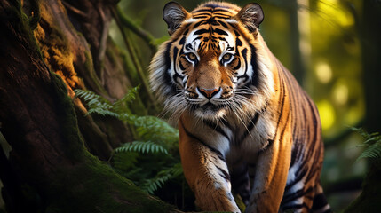 Canvas Print - tigre majestoso na natureza 