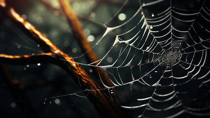 
Teia de aranha fotorrealista