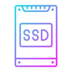 Canvas Print - Ssd Icon