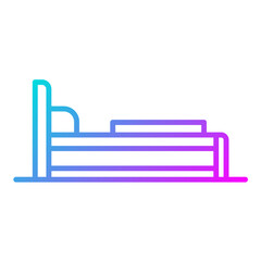 Canvas Print - Bed Icon