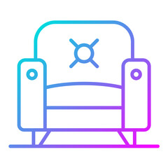 Sticker - Armchair Icon