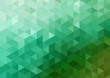 Teal olive green gradient abstract geometric traingle background