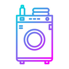 Poster - Laundry Machine Icon